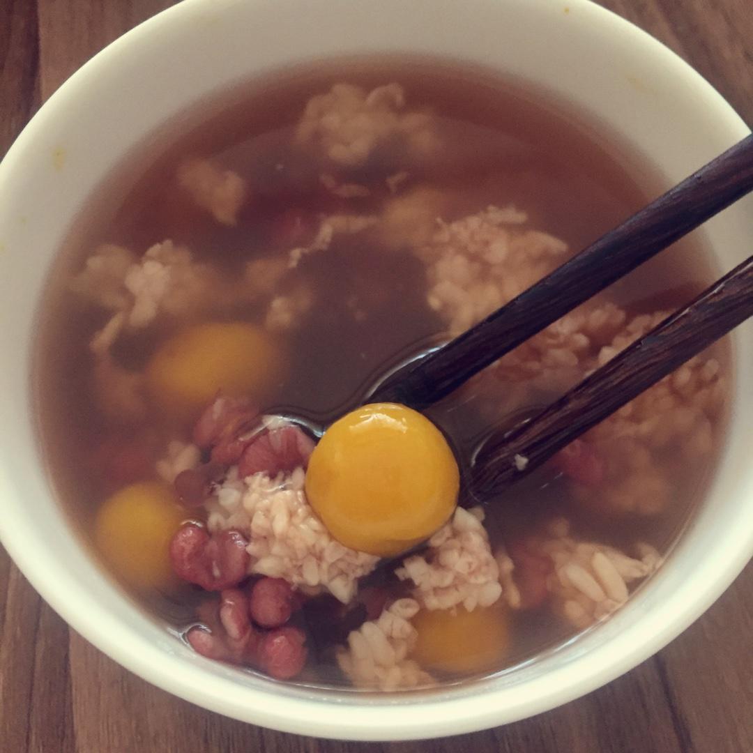 红豆薏仁南瓜汤圆