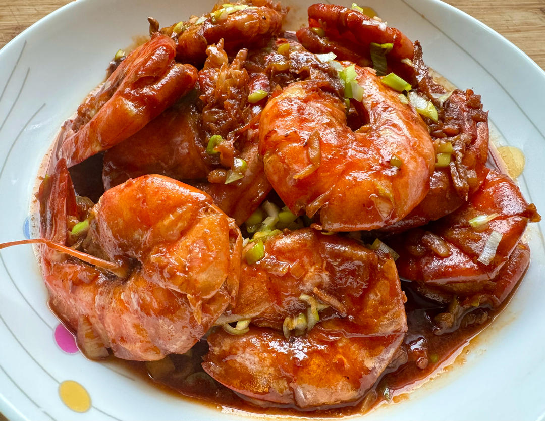 家庭版油焖大虾