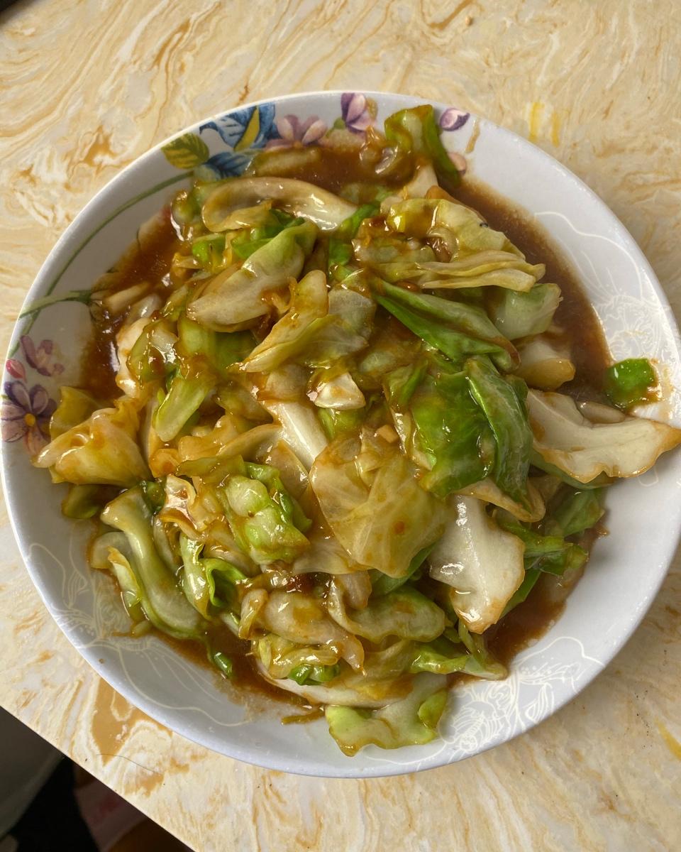 酱爆圆白菜（手撕版）