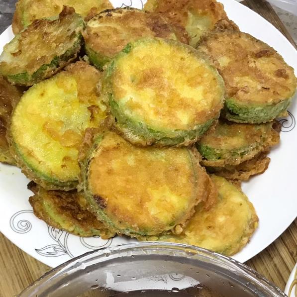 香煎西葫芦饼——另类天妇罗感