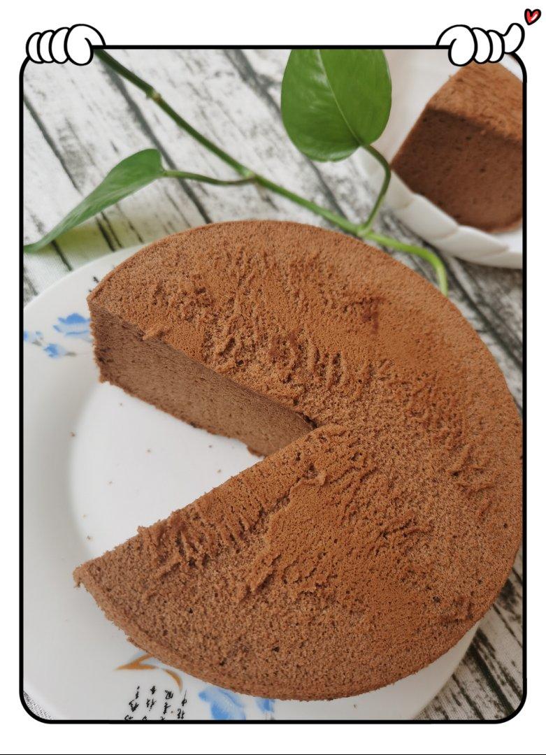 暖暖的fang做的可可粉蛋糕6寸