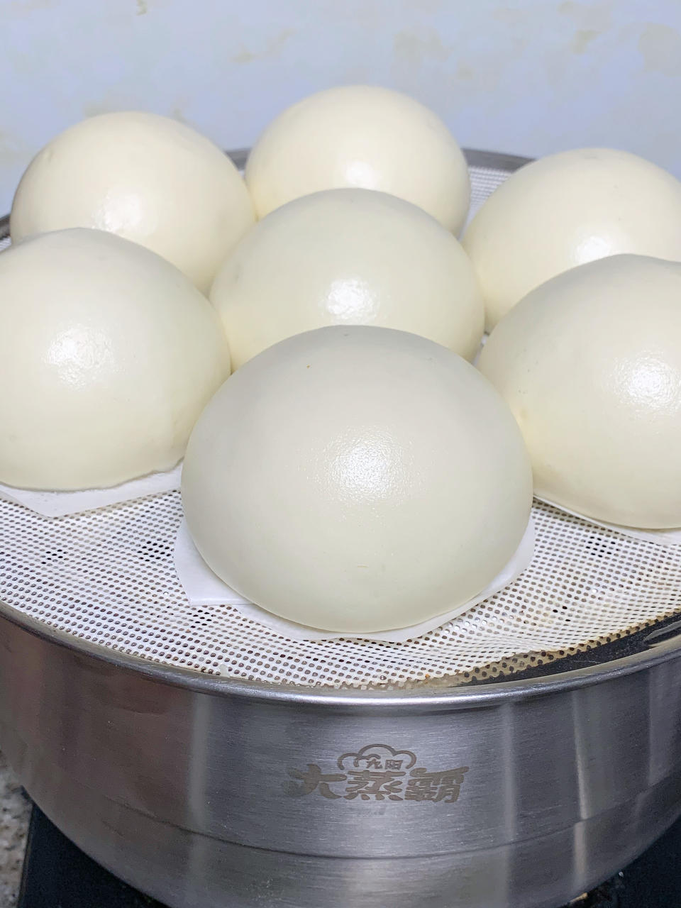 纯手工奶香馒头【无泡打粉，无添加】