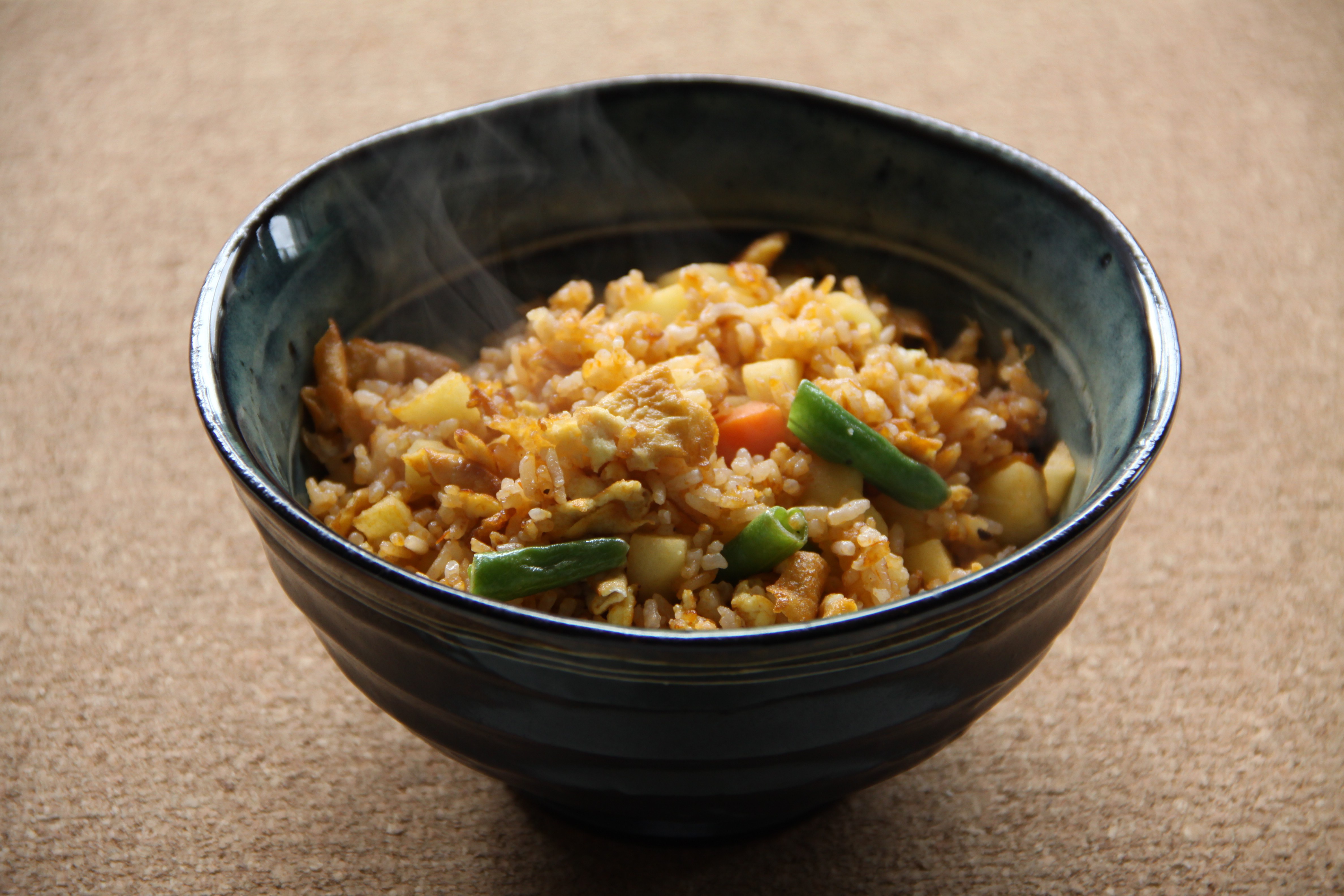 苹果炒饭