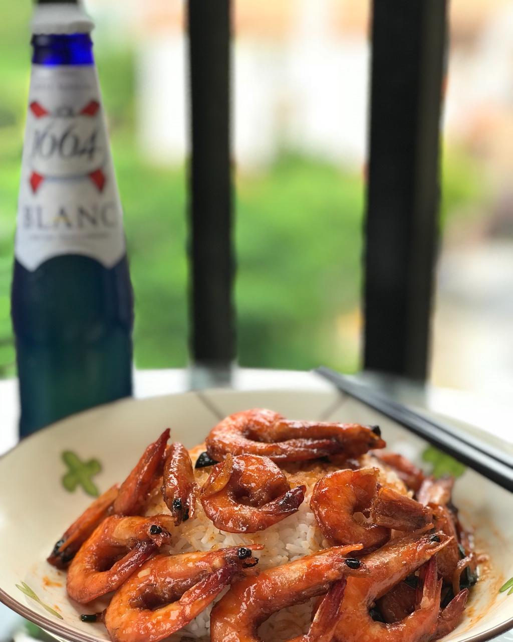 茄汁油焖大虾