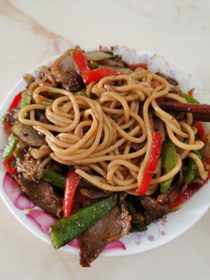 黑椒牛柳意面