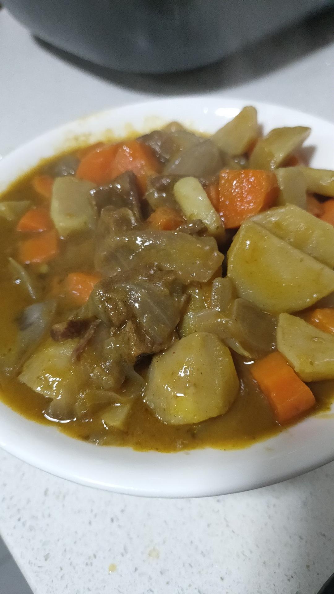 堂妈教你做咖喱牛肉饭