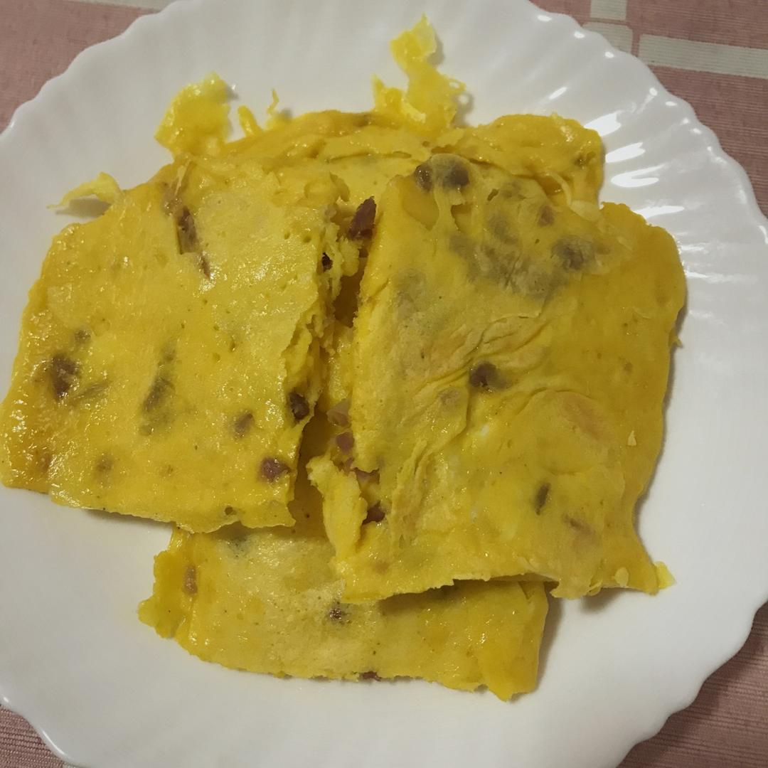 快手鸡蛋饼～～十分钟早餐！