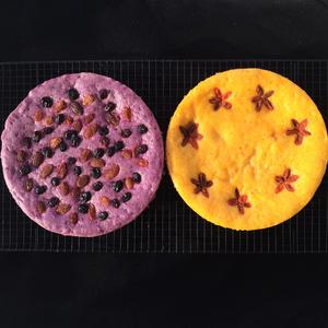 紫薯南瓜系列之双拼发糕的做法 步骤5