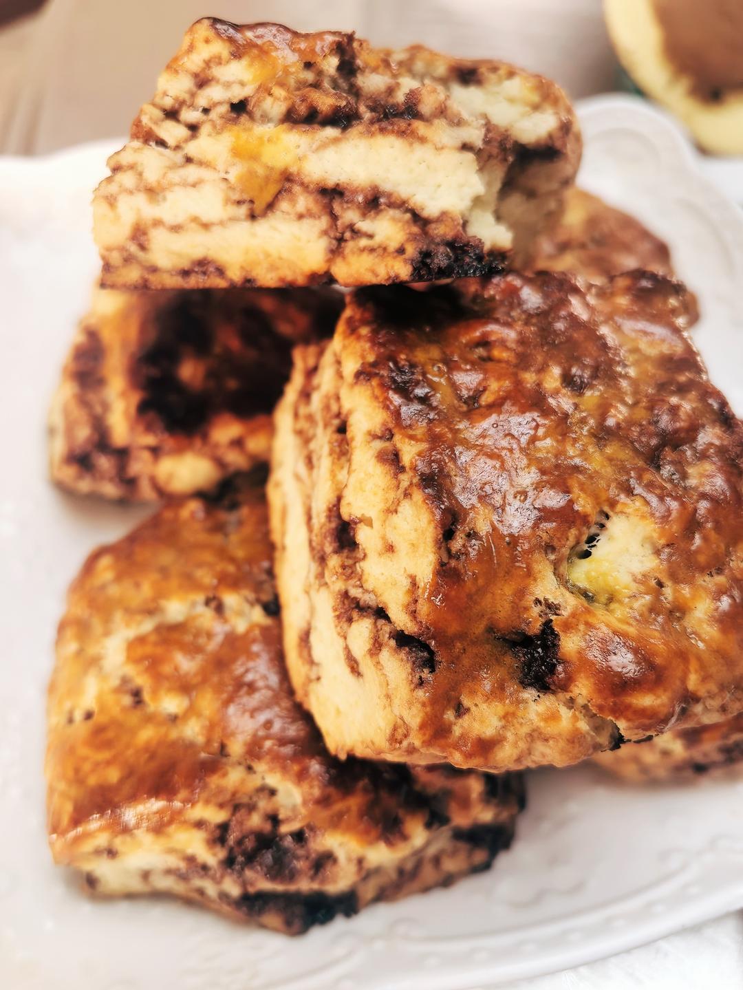 巧克力千层司康