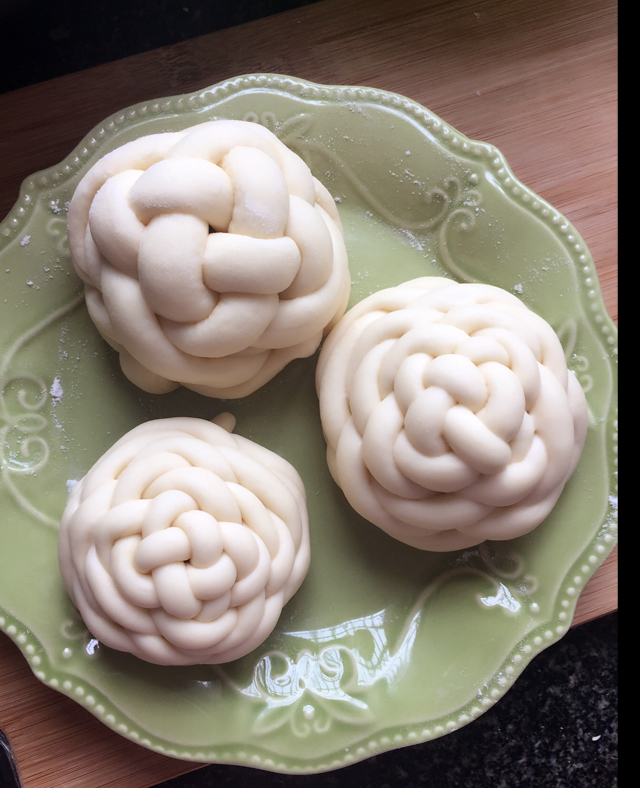 绣球馒头！