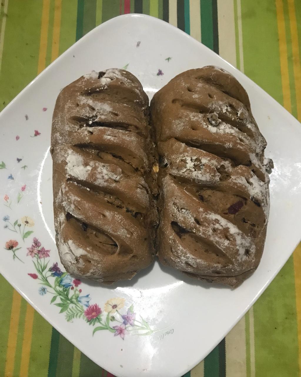 蔓越莓全麦黑糖面包