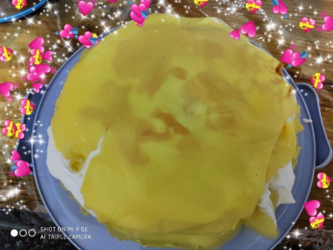 6寸千层芒果蛋糕（附雀巢淡奶油变硬小秘籍）