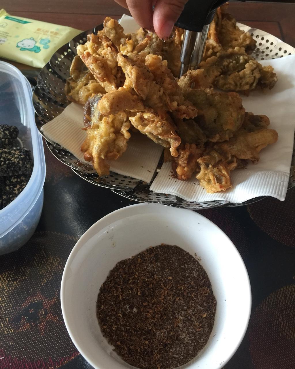 炸蘑菇
