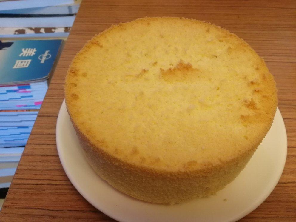 6寸原味戚风蛋糕