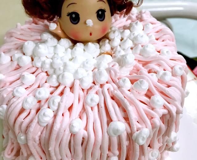 泡澡娃娃蛋糕的做法