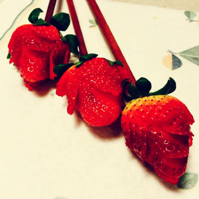 草莓玫瑰花