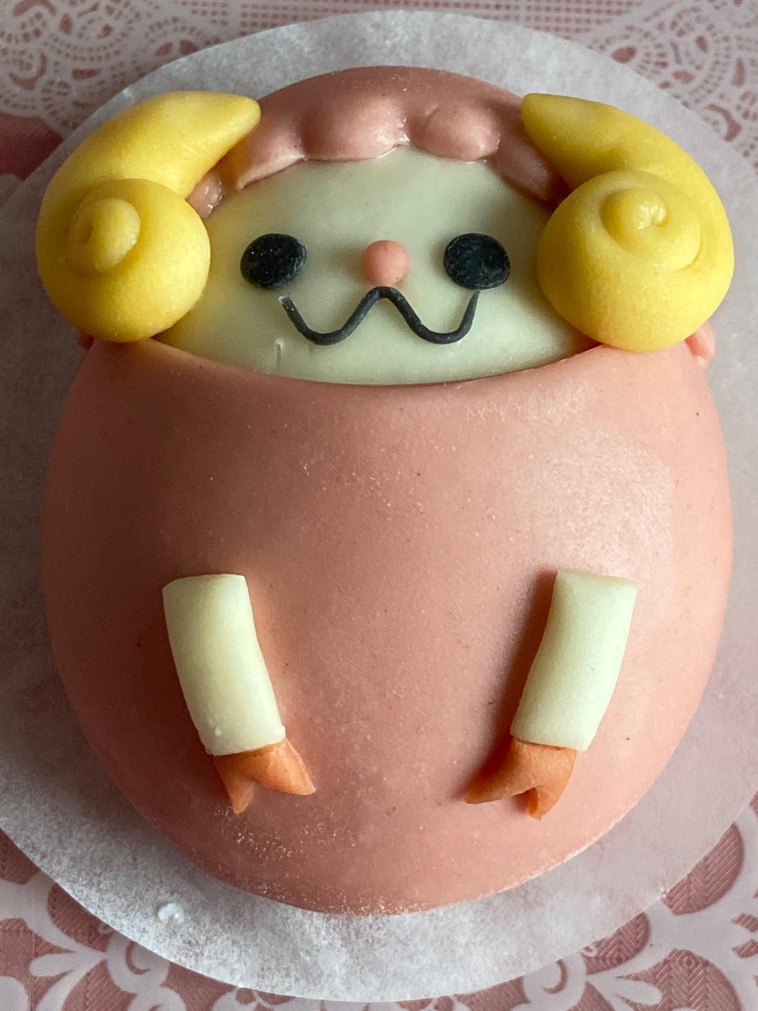 小羊咩咩卡通馒头（儿童早餐）