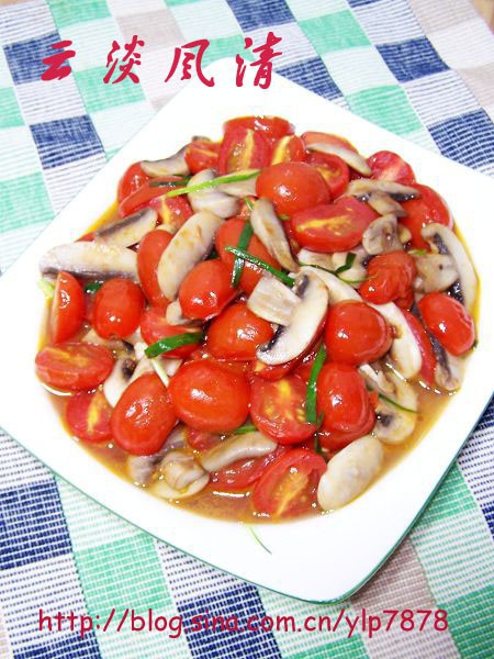 蘑菇番茄的做法