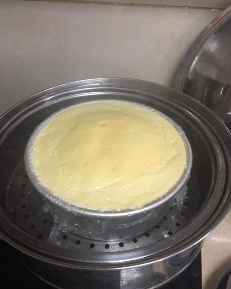 水嫩烫面蒸蛋糕