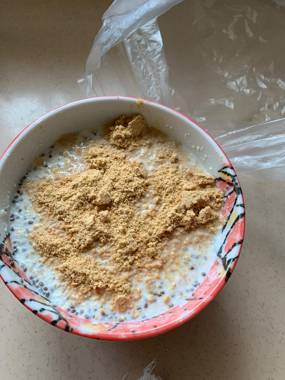 【低脂甜品】媲美喜茶豆乳波波杯的豆乳隔夜燕麦粥