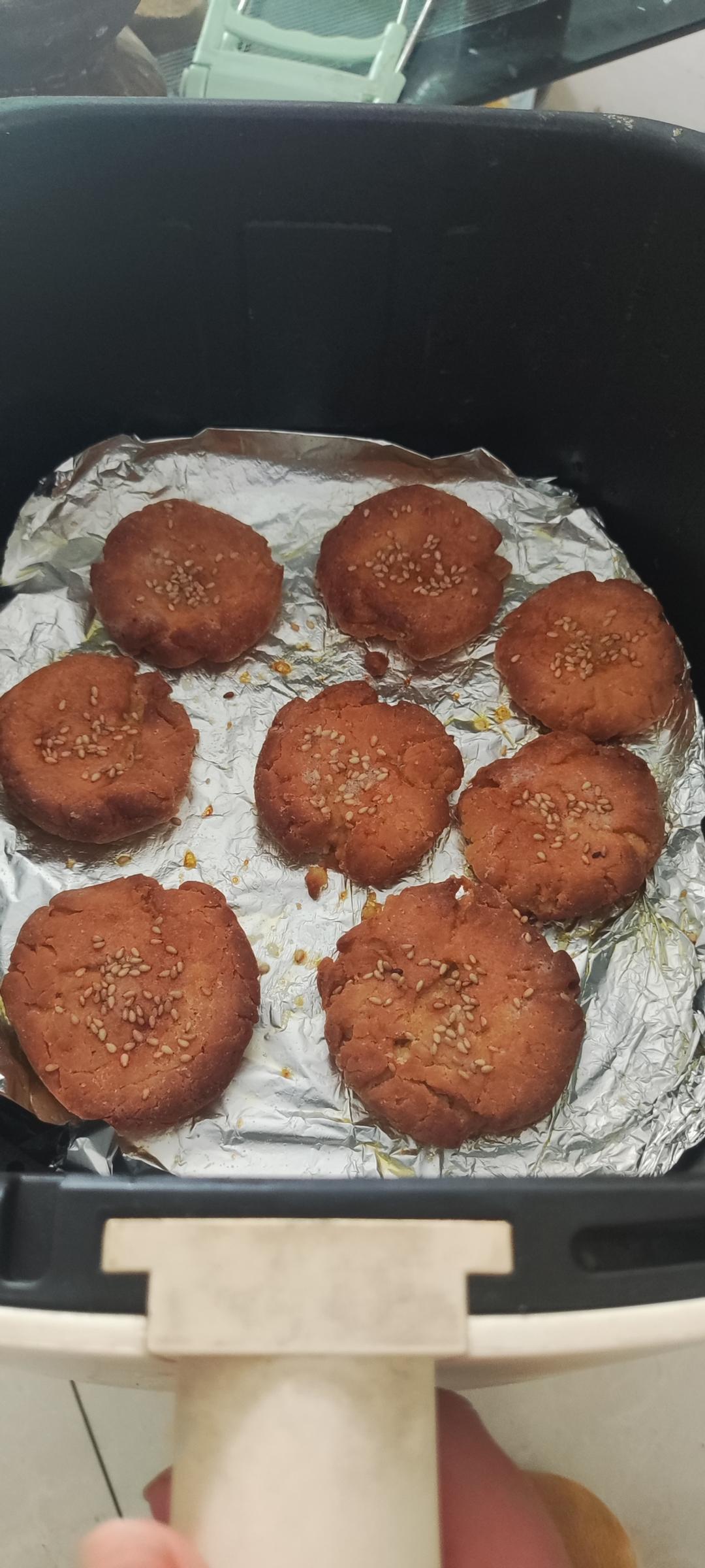 老式桃酥（空气炸锅，植物油版）