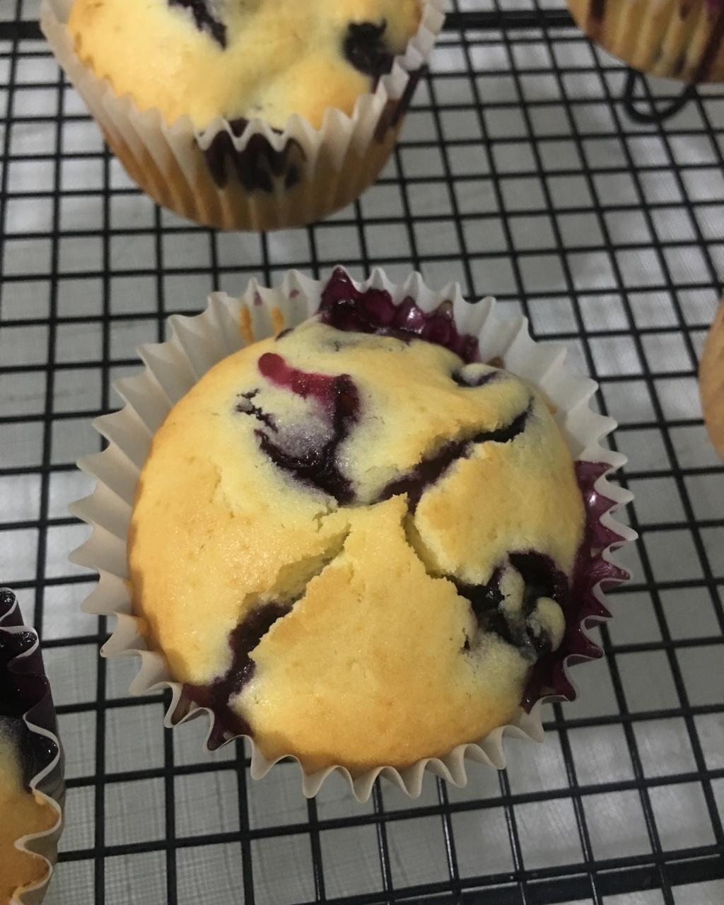 蓝莓玛芬蛋糕 Blueberry Muffin