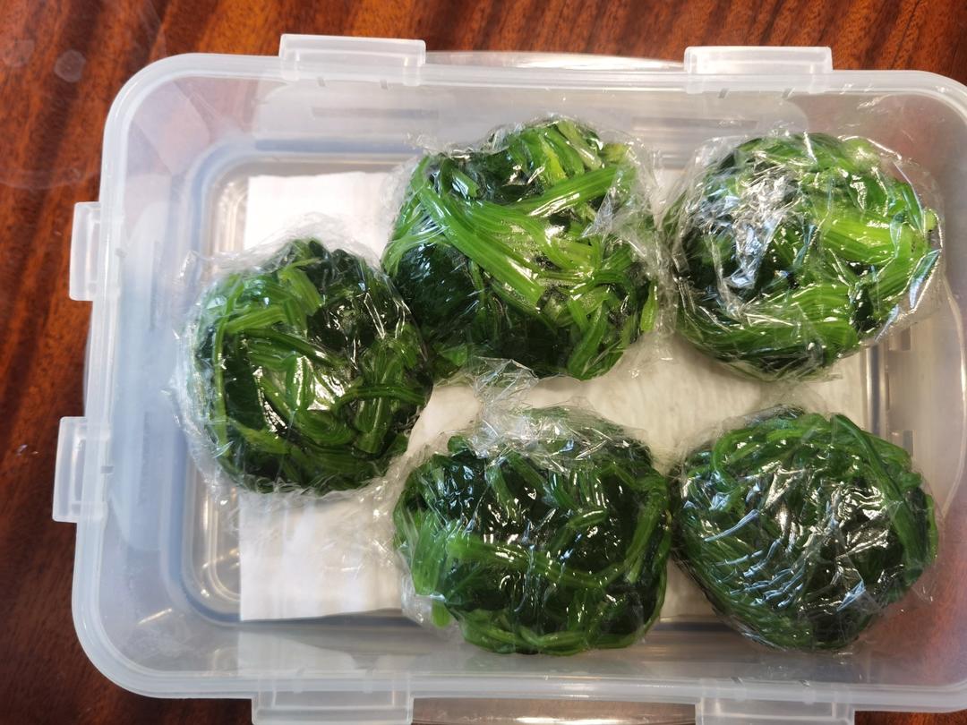 菠菜的基础汆烫、保存方式（绿叶菜均适用）