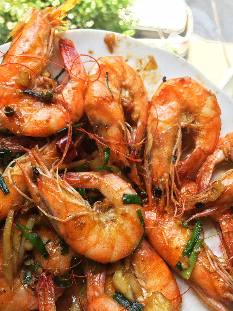 红烧基围虾