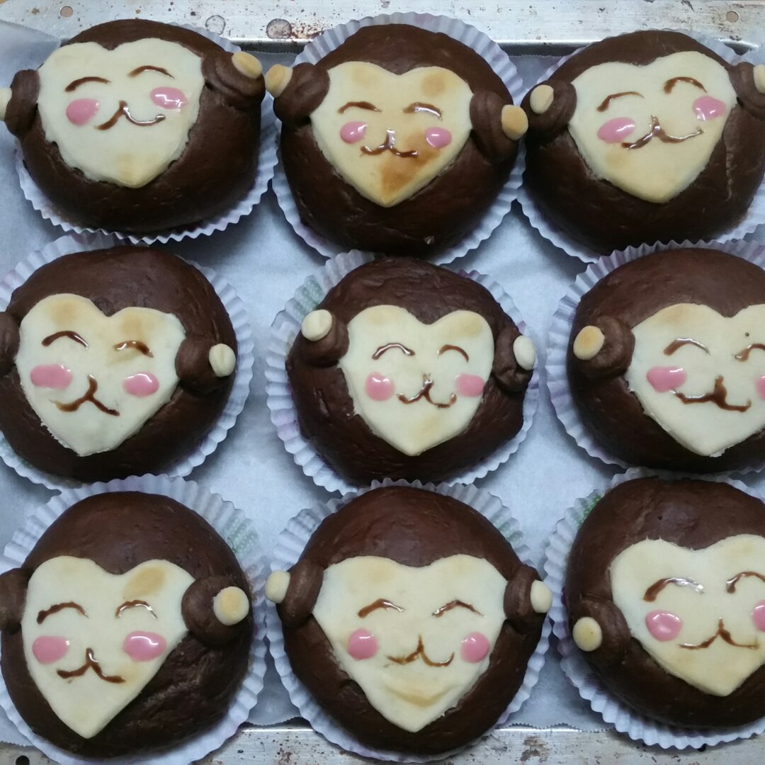 猴年猴面包--猴可爱
