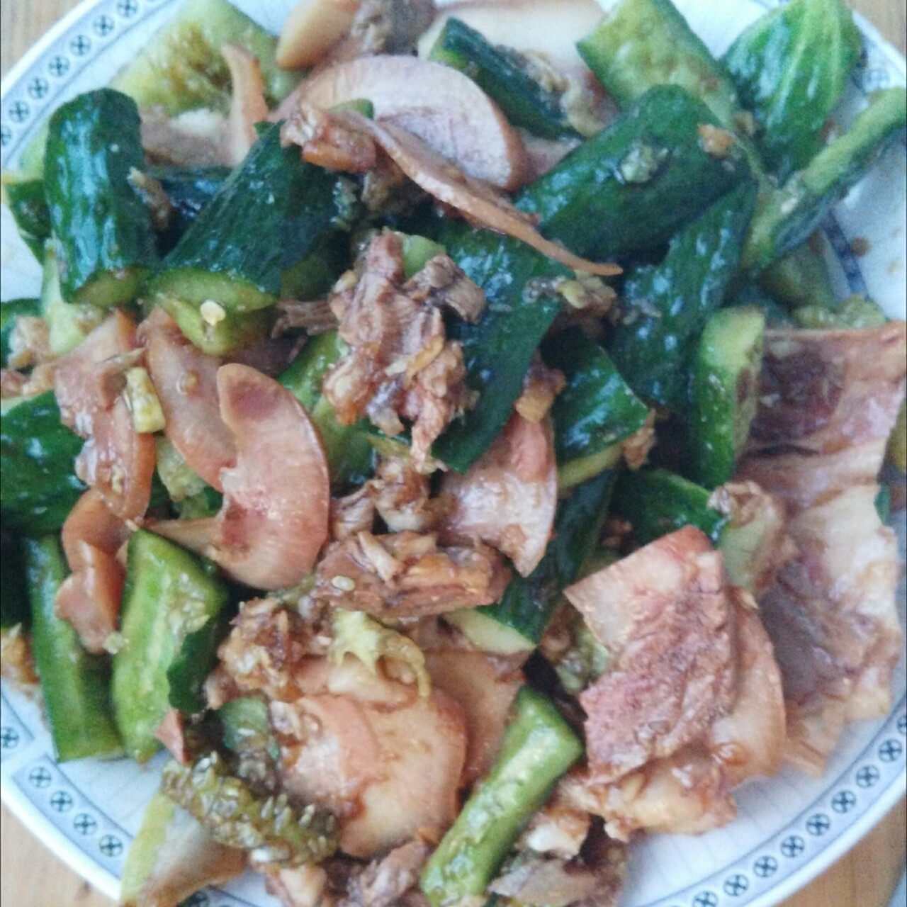 猪头肉拌黄瓜