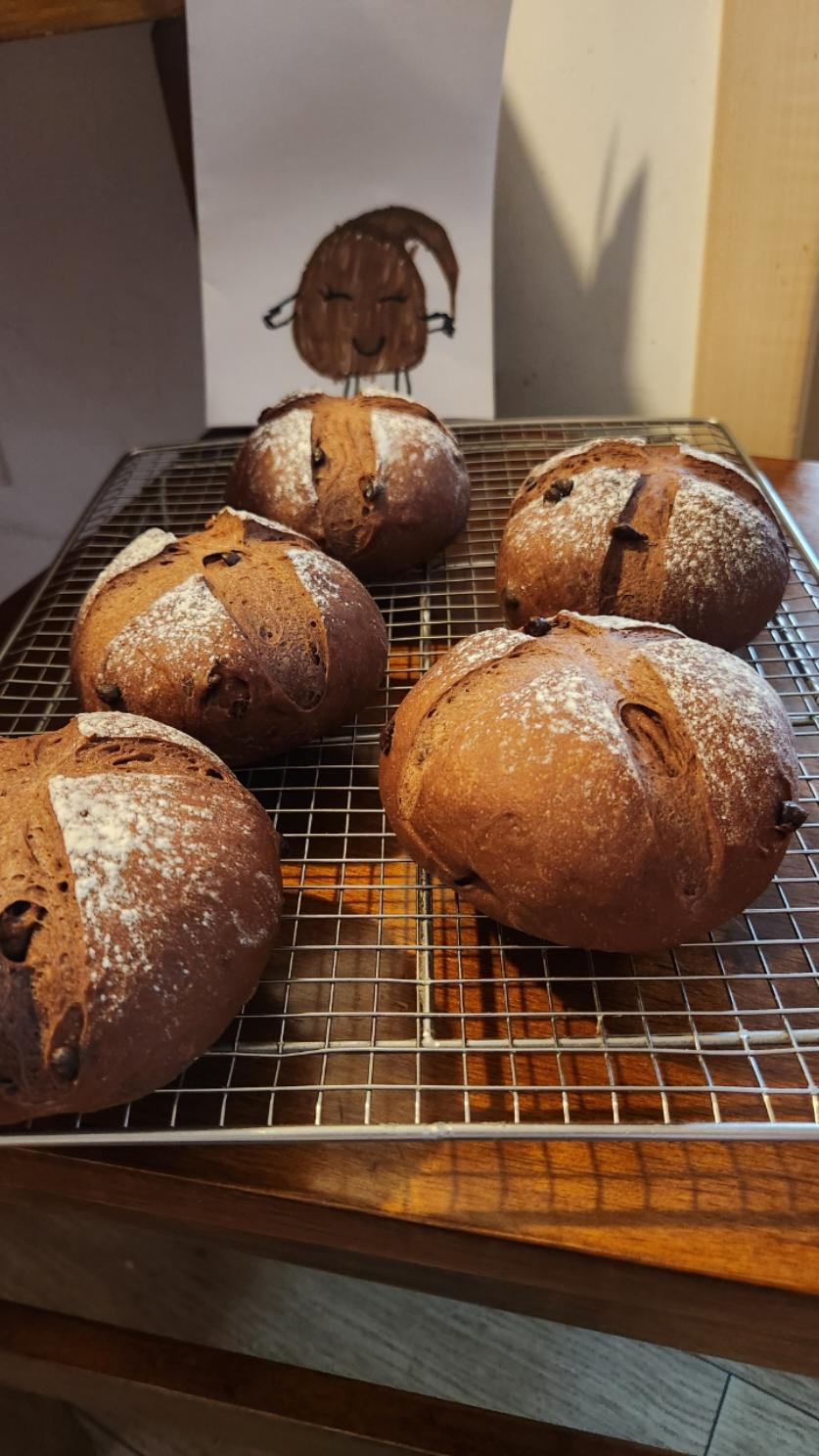 香蕉巧克力软欧