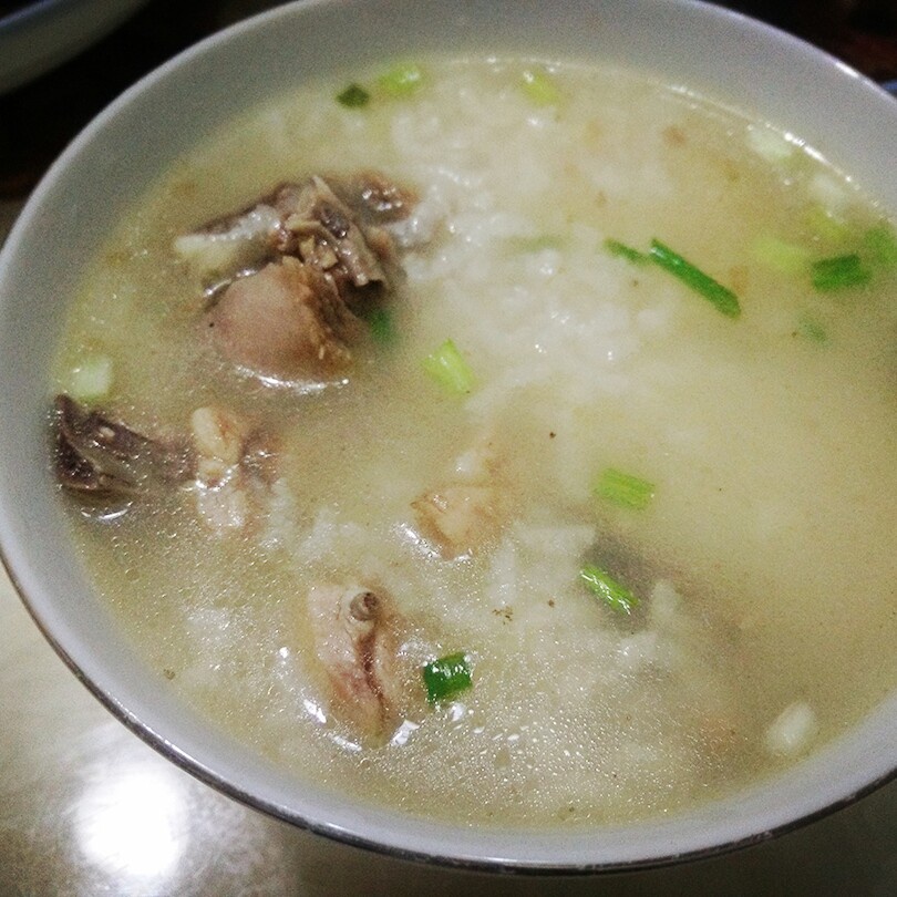 乌骨鸡糯米稀饭