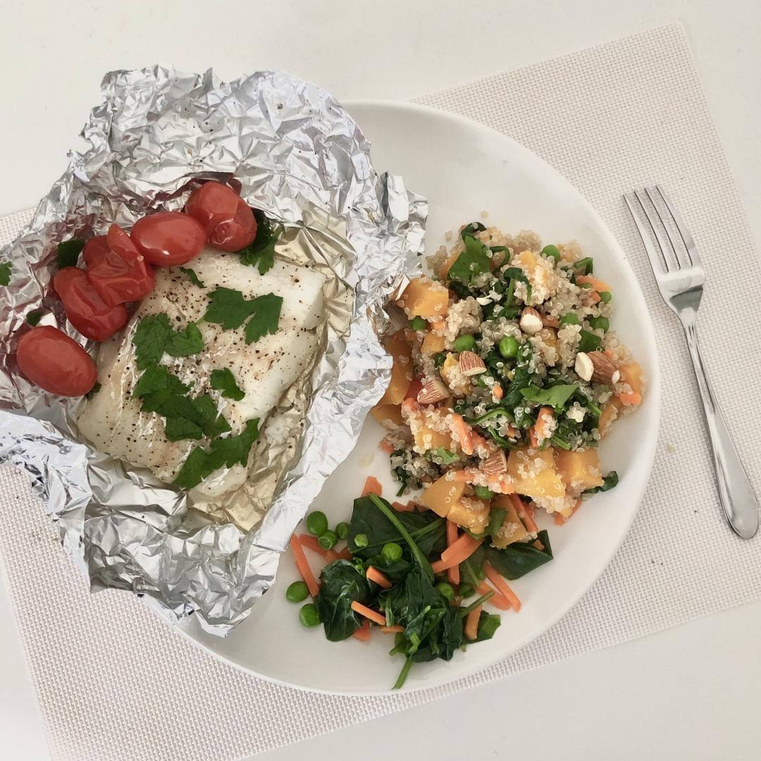 减脂南瓜藜麦饭