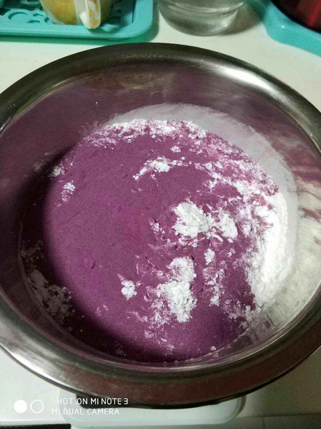 椰香紫薯米糕的做法 步骤1