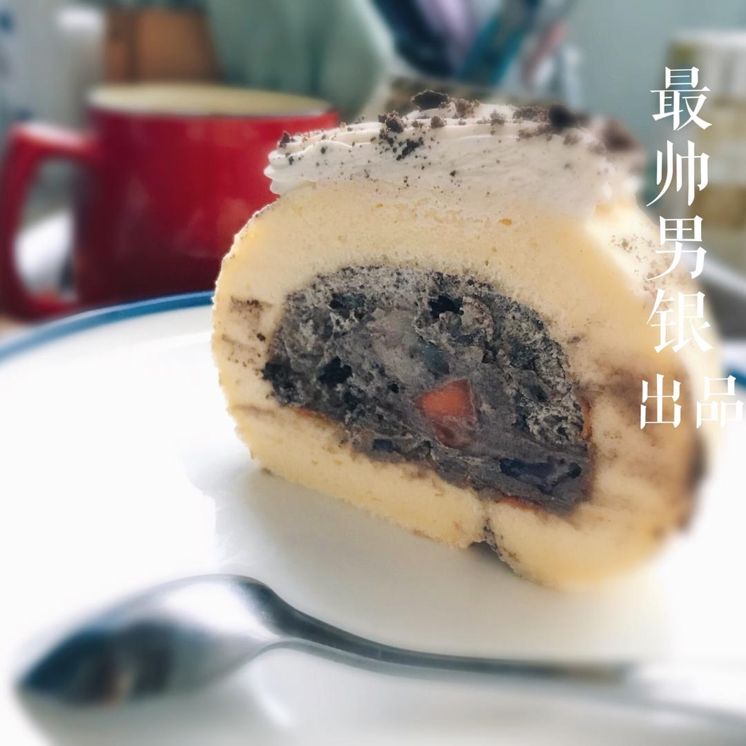 一口天堂超好吃的咸奶油奥利奥卷/蛋糕篇6：「厚卷」