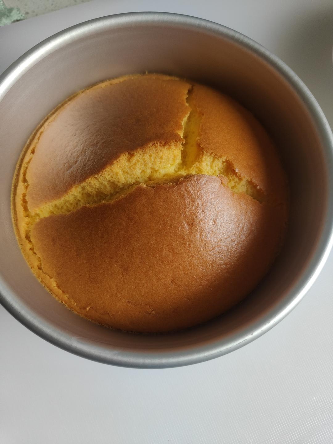 超柔软6寸戚风蛋糕(附8寸配方)零失败 超详细‼️含操作视频