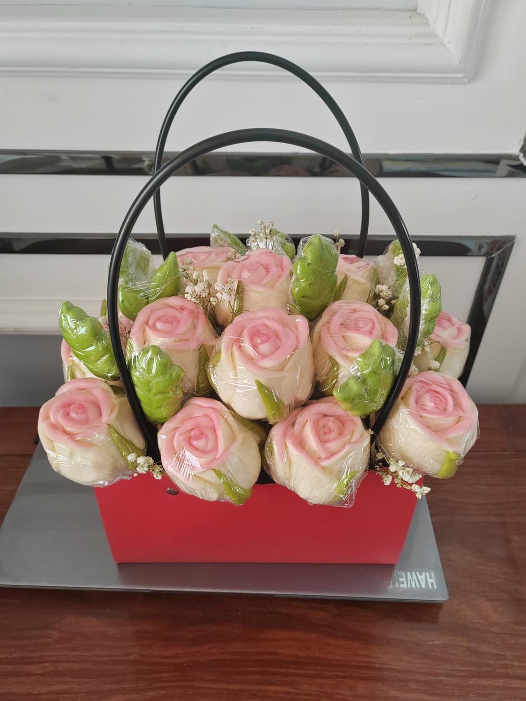 玫瑰花🌹康乃馨造型馒头