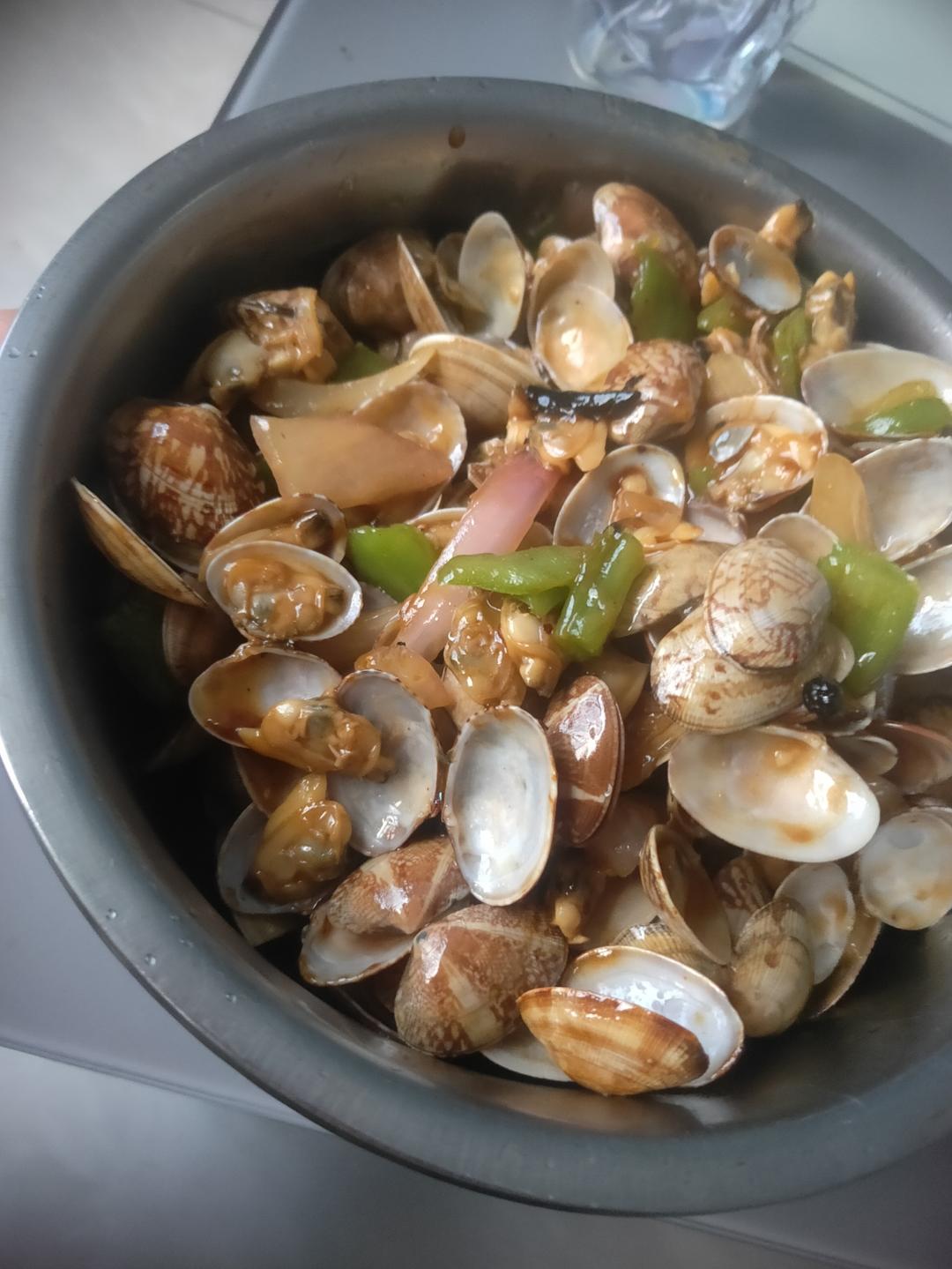 5分钟快手菜❗️秒杀路边摊爆炒花甲～好吃到爆