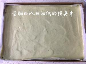 圣诞雪花蛋糕卷的做法 步骤6