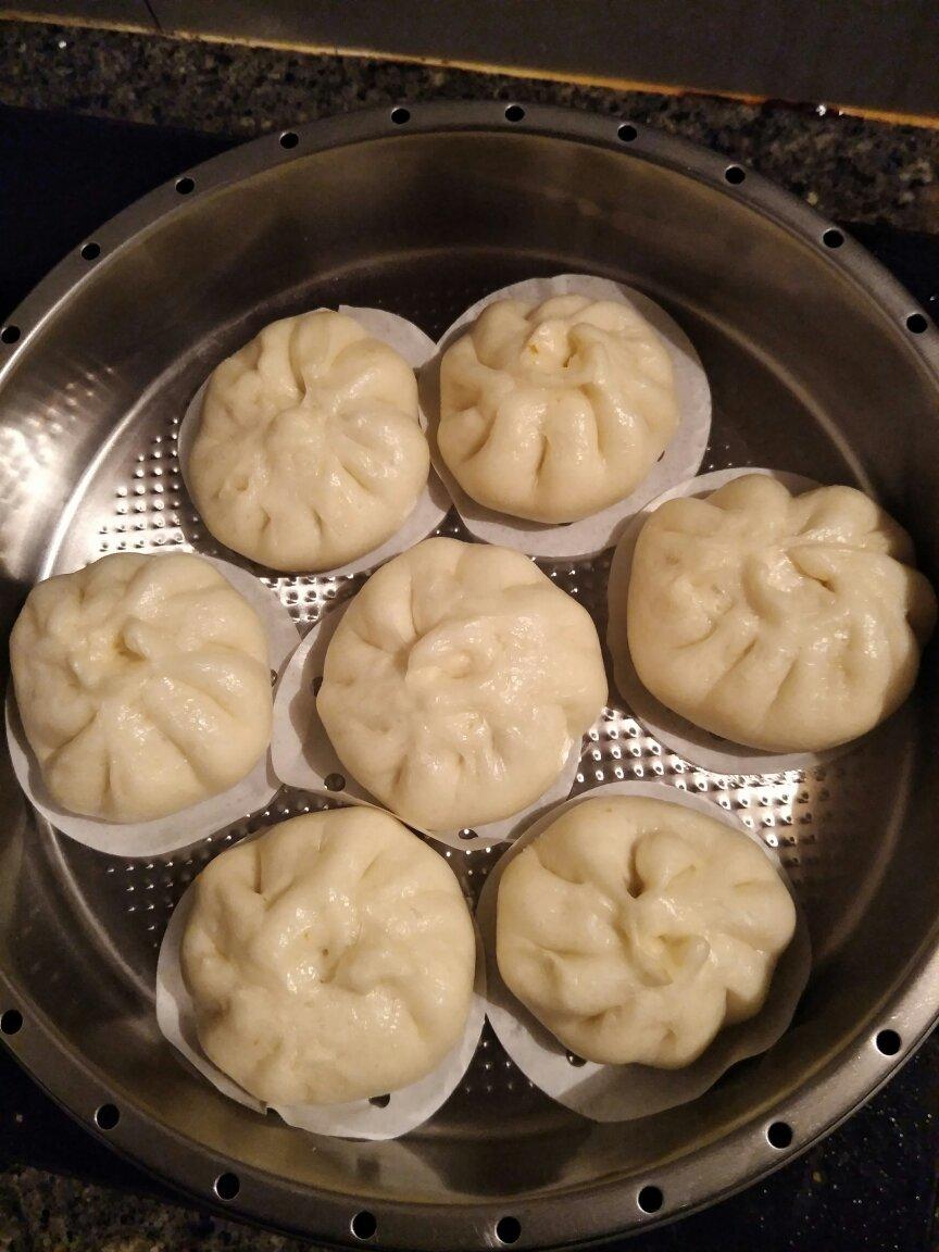 胡萝卜木耳鸡蛋素包子