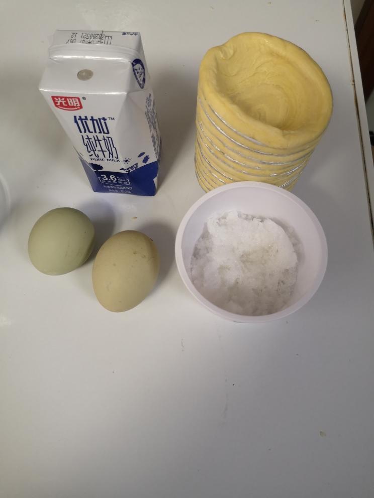 纯奶手撕吐司的做法 步骤1