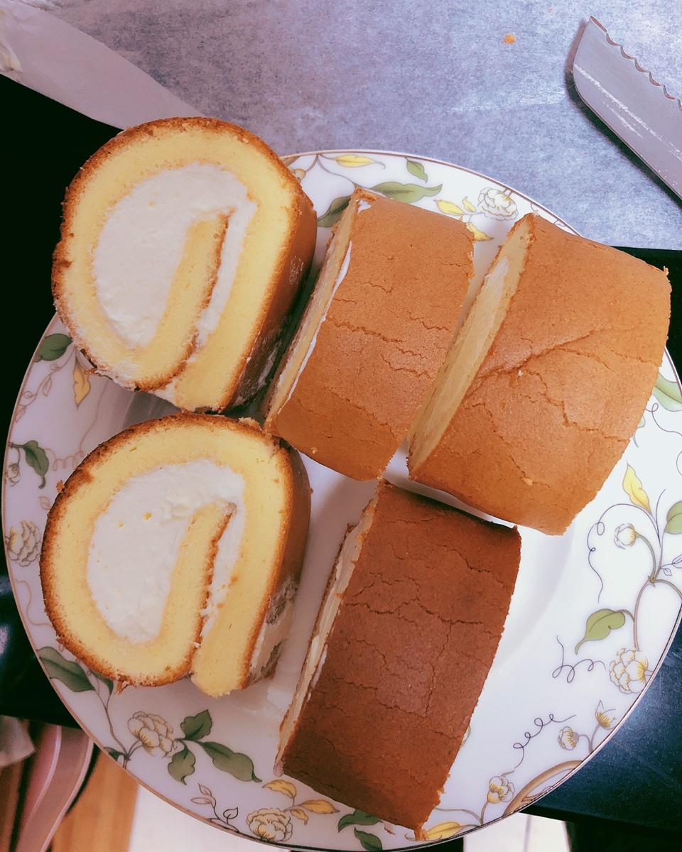 胖乎乎奶油芒果卷/不开裂不掉皮全过程详细图解烘焙视频/蛋糕篇6：「厚卷」