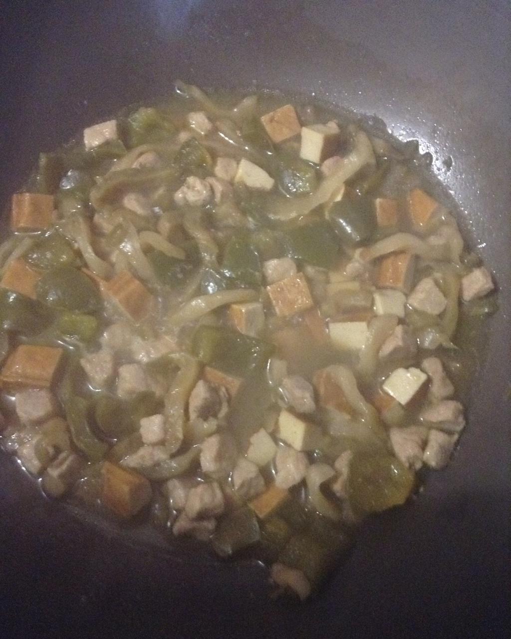 青椒肉丝炒香干