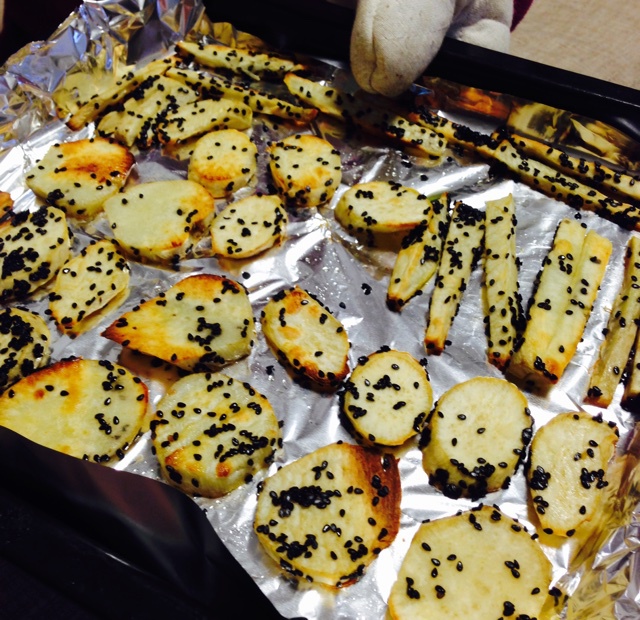 橄榄油香草烤红薯条