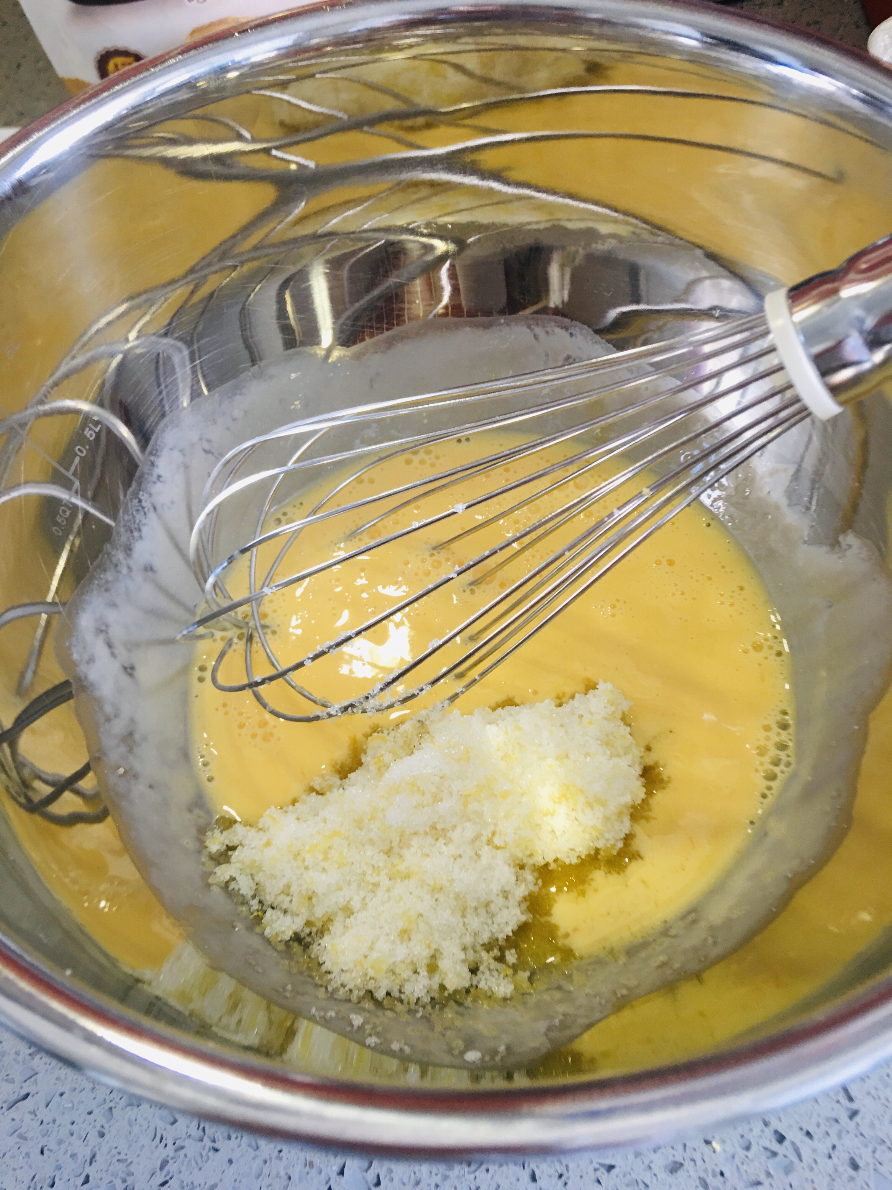 清香美味的柠檬玛德琳贝壳小蛋糕Madeleine的做法 步骤3