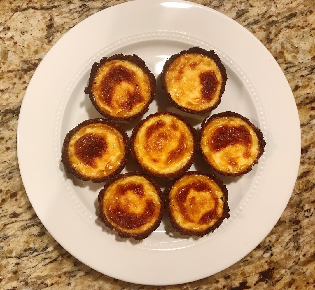 无油健身甜点~香蕉蔓越莓燕麦挞