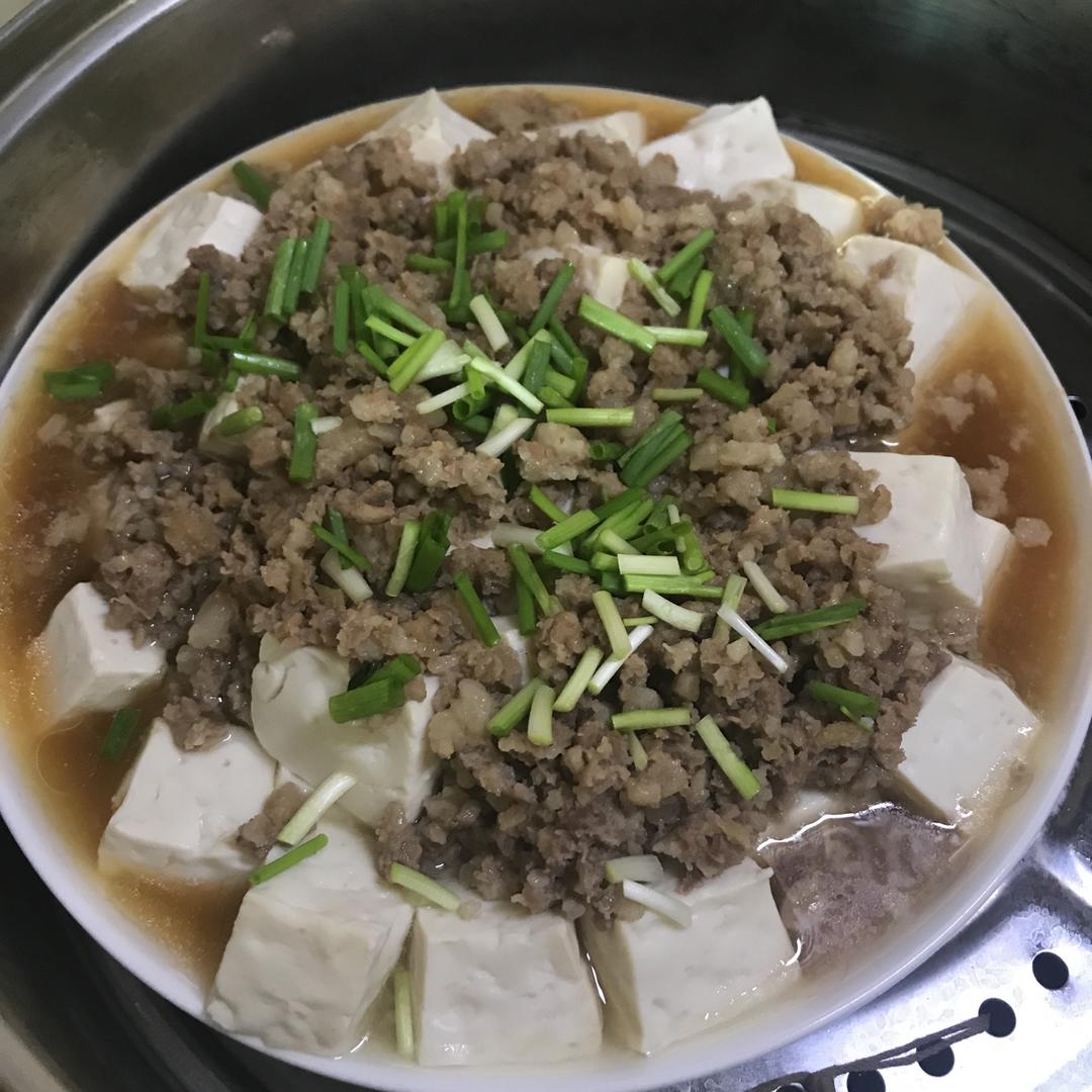 肉末蒸豆腐