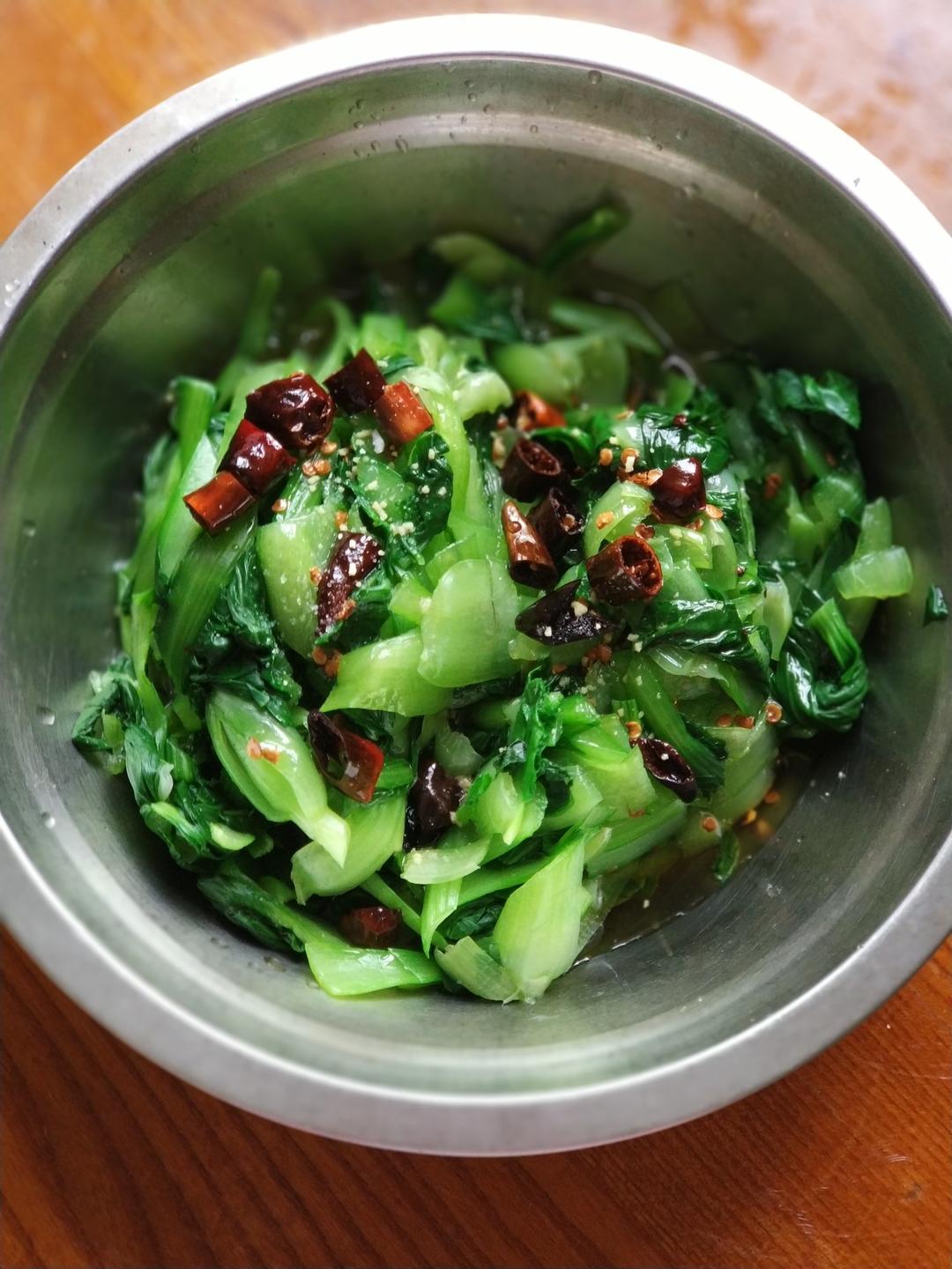 悠悠521-21做的凉拌小油菜