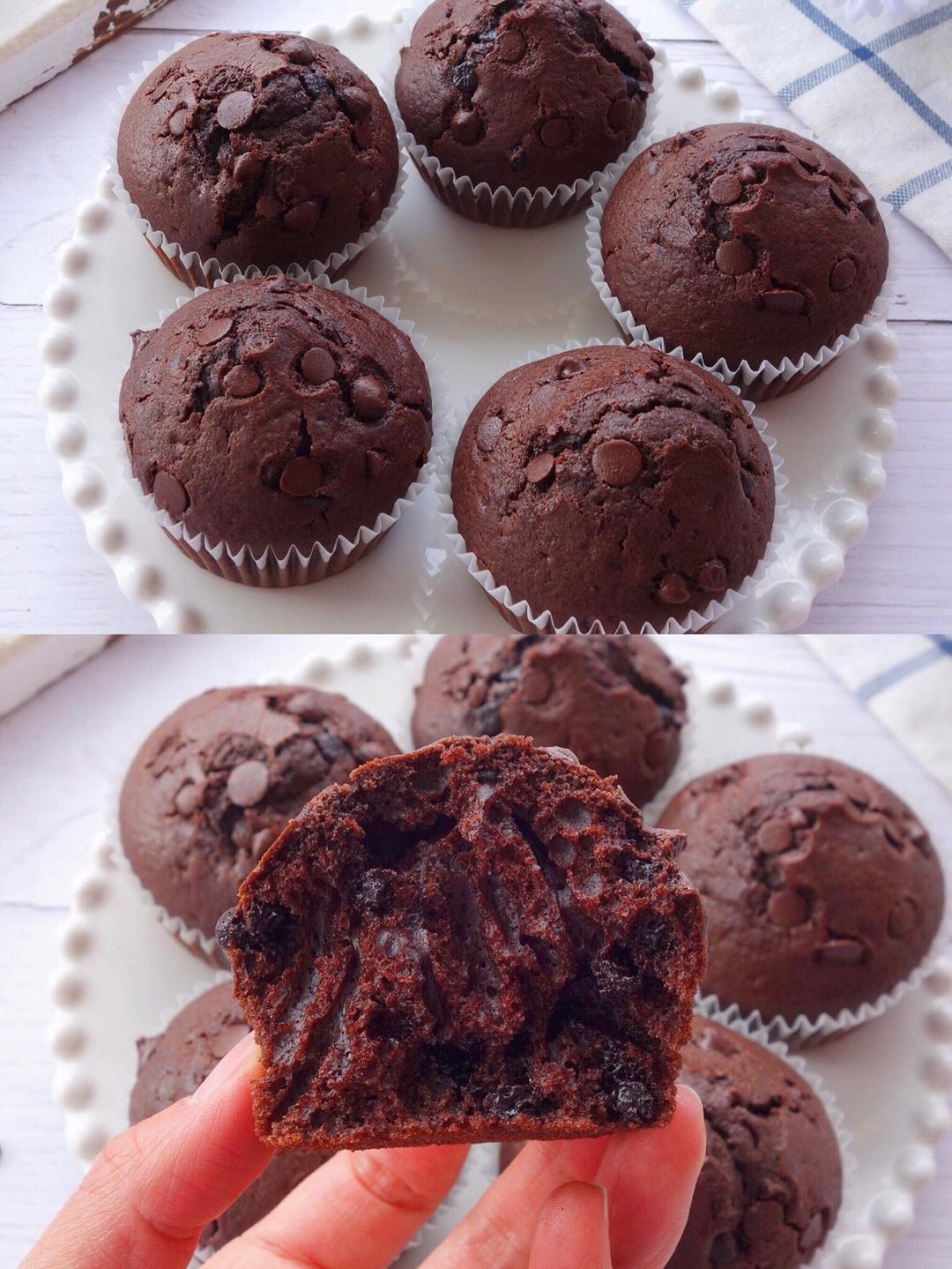 免打发❗️巧克力豆马芬🧁拌一拌就能成功❗️❗️