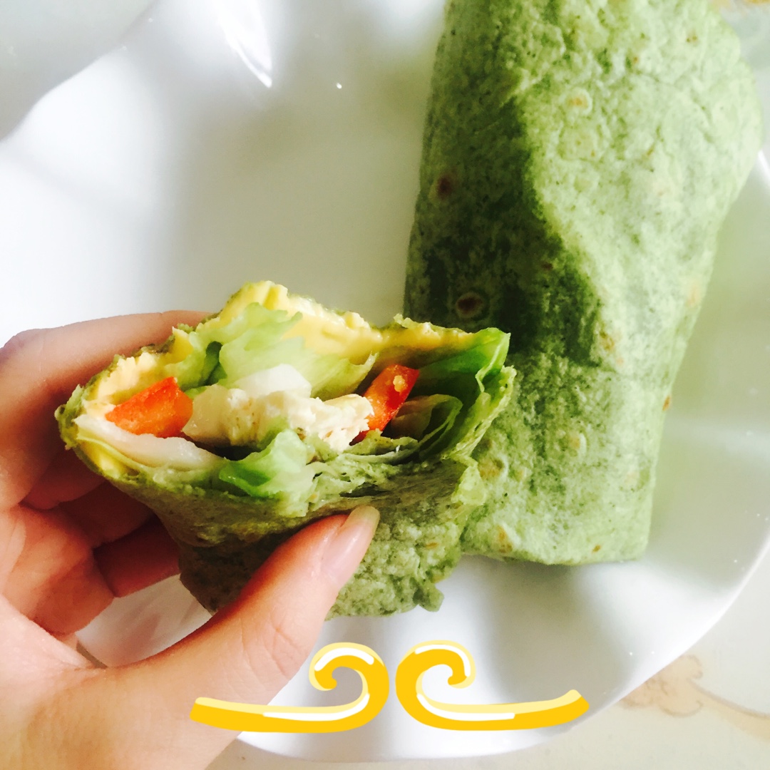 ｛轻食｝拉法卷的完美公式Laffa wrap（附饼皮做法）